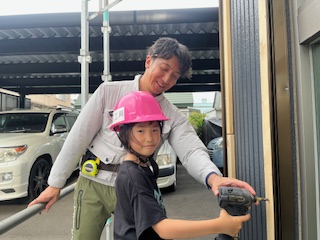 サイディング工事の体験写真